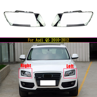 Cache phare transparent en verre pour phare avant de voiture pour Audi Q5 2010 2011 2012 Auto Light Housing Case