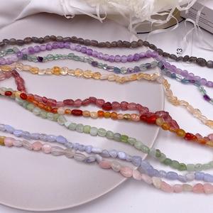 Irrégularité Pierre Précieuse Pierre Naturelle Guérison Perles <span class=keywords><strong>De</strong></span> Cristal En Acier Inoxydable 18k Plaqué Or Collier Ras Du <span class=keywords><strong>Cou</strong></span> Bijoux Pour Femmes - Product Image 2