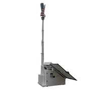 Éolienne de remorque de système d'énergie solaire portable de durabilité pour la ferme d'élevage