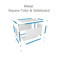 Meuble modulaire moderne en métal, organisateur sur pied, meuble TV pour salle de bain, salle à manger, salon, combinaison de modules médiévaux