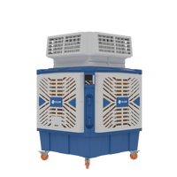 Enfriadores de Aire Portátiles Industriales Eléctricos, Cuadrados, Móviles, para Uso Comercial en Obras de Construcción, Eficiencia Energética Clase A+++,