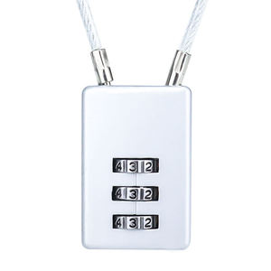 <span class=keywords><strong>Cadenas</strong></span> à combinaison portable à 3 chiffres 8050, antivol, pour <span class=keywords><strong>casque</strong></span> de <span class=keywords><strong>moto</strong></span>, bagages, sac à dos - Product Image 3