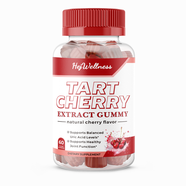 OEM Natural Tart Cherry Gummies Adult Joint Relief Workout Recovery Vegan Supplement