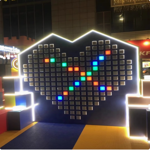 <span class=keywords><strong>Net</strong></span> Red LED Pat Wall Interactive Touch Sensor Lights Colorful Light Programming Punch Card Music Puzzle Play Equipment - Product Image 3