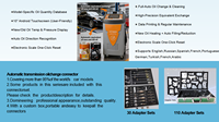 Aomai Nouveau Modèle 2026 ATF-9800B Machine de vidange d'huile de transmission automatique à écran tactile 10 pouces, AC 220-240V, avec fonction de chauffage et d'impression pour véhicules