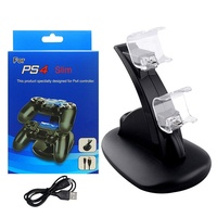 Station de charge pour manettes de jeu PlayStation 4 PS4 Slim Pro, accessoires de charge, stock d'usine