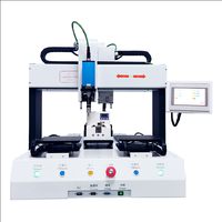 Robot de Atornillado Automático de Doble Cabezal para Escritorio, Personalizado, con PLC y Motor, con 1 Año de Garantía