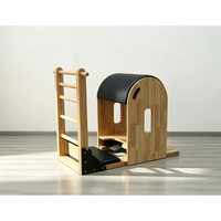 Baril d'escalade Pilates MJD, durable, écologique, solide, portable, équipement de fitness et de santé, studio de Pilates, bois de chêne, garantie 5 ans