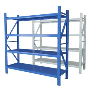 Medium Duty Metal Adjustable Warehouse Garage Shelving Storage Shelves Racking