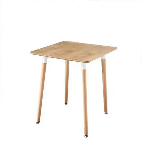 Nuovo tavolo quadrato bianco piccolo tavolo nero negoziazione tavolo Casual tavolino all'ingrosso