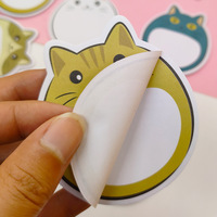 Bloc de Notas Adhesivas 3D Personalizadas Baratas de Alta Calidad con Diseño Original, Bloc de Notas Adhesivas con Diseño de Animales