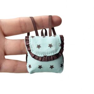 Sac à dos miniature pour poupée de 10 cm et 15 cm, accessoires pour poupées en peluche, sac d'école à motif étoile Kawaii pour vêtements de poupée BJD Azone 1/6 - Product Image 5