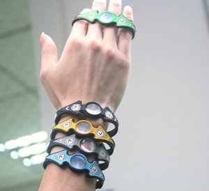 2 -Bracelet de santé magnétique pour hommes et femmes, titane noir