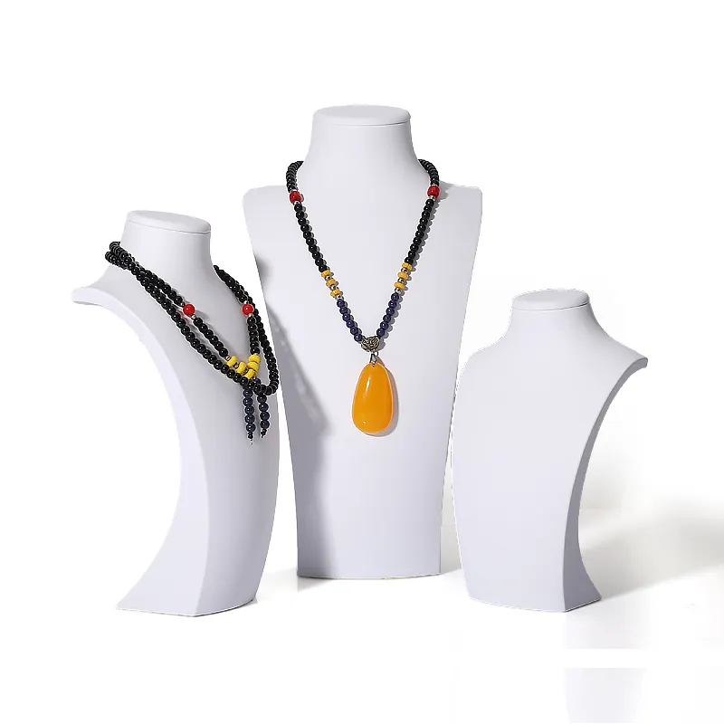 Витрина DIGU для ювелирных изделий, подставки для демонстрации ожерелья, кожаные украшения, шейный дисплей, бюст