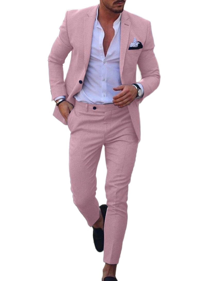 Haut et pantalon roses