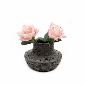 Portafiori in Travertino Personalizzato Nanwei Stone, Vaso Moderno da Tavolo <span class=keywords><strong>con</strong></span> Dimensioni e Colori Personalizzabili per Arredamento Casa - Product Image 4