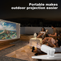 Projecteur intelligent portable P30Pro H723 150 ANSI Lumens 4K Android 14 1G+8G Rapport de projection 1.25:1 Projecteur domestique 120 pouces