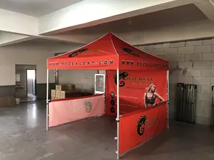 10x10 Advertising Logo Outdoor Aluminum Trade Show Tent Exhibition Event Marquee Gazebos Canopy Pop Up Custom Printed Tents