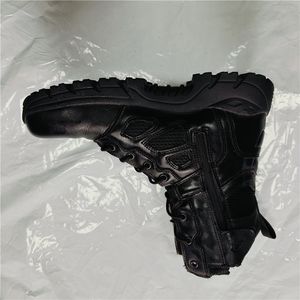 Botas Tácticas DFS06 de 9 Pulgadas de Cuero Vacuno para Verano, con Malla Transpirable y Ventilación, para Bosque y Selva - Product Image 3