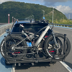 Portabicicletas para Vehículo DOM/OEM, Accesorio Exterior para Automóvil, Plegable, Vertical, para 2 Bicicletas, con Receptor de 2 Pulgadas - Product Image 5