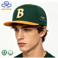Gorra Snapback de Cinco Paneles con Visera Plana, Estilo Urbano, de Fábrica Directa GRS OEM, con Logotipo Bordado en 3D Personalizado, para Atuendos Casuales Unisex