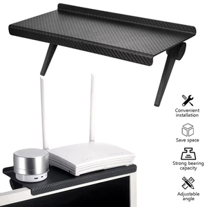 Estante de almacenamiento de pantalla de ordenador y TV de gran venta, estante de decodificador de enrutador inalámbrico, soporte de almacenamiento sin perforaciones, herramienta divina - Product Image 3