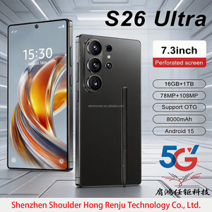 S26 Ultra 16G+1TB 7.3inch <strong>Mobile</strong> Phones 8000mAh 144HZ Deca Core Smartphone <strong>5g</strong> Flash Memory Built-in Pen Design IPS Display WCDMA - Product Image 2