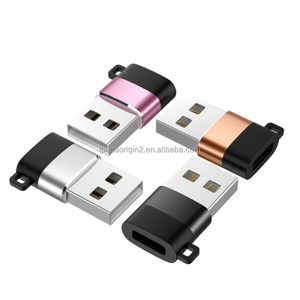ตัวเชื่อมต่อสายชาร์จ OTG ตัวเมีย Type-C ไปยังอะแดปเตอร์ USB สำหรับ iPhone สาย PD dual C ตัวแปลงสายดาต้า - Product Image 1
