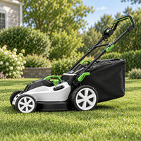Tondeuse à gazon électrique tondeuse à pousser avec moteur en cuivre 1800W pour coupe d'herbe dans jardins résidentiels et entre