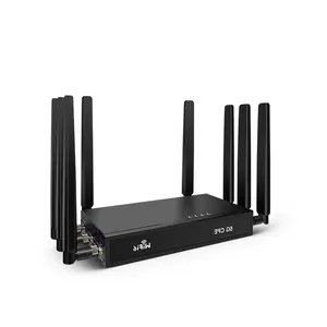 Router nirkabel 5G 1800M WiFi6, cadangan garis ganda Broadband, terintegrasi IPv6 3G/4G/5G cocok untuk kantor seluler, rumah