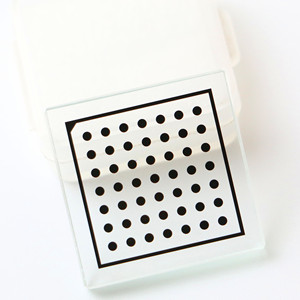 Placa de Codificación Óptica Yaopu, Placa de Calibración de Alta Precisión, Material Cerámico, Placa Estándar de Matriz <span class=keywords><strong>Halcon</strong></span> 7*7 - Product Image 5