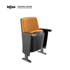 Hoze HS-1203C สไตล์โมเดิร์นสำหรับหอประชุมหรือโรงละครเฟอร์นิเจอร์ผ้าทนทานเก้าอี้โลหะ VIP โรงแรมโรงเรียนพับได้ - Product Image 1