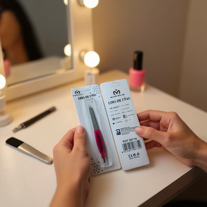 Lima De Unas Dual Purpose Emery Board 24 Pack For Nail Care Made In China - Product Image 3