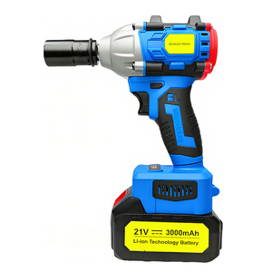 Llave de Impacto Inalámbrica KQ-821001B con Mandril de 1/2 Pulgada, Destornillador Inalámbrico con Luz LED, Batería de Litio de 21V, Alto Torque de 300N.<span class=keywords><strong>m</strong></span> - Product Image 3