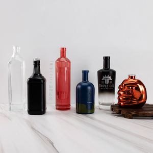 Botellas de Vidrio para Alcohol de 750 ml/75 cl, Diseño Nuevo, Color Blanco Transparente, Negro Mate y Degradado, <span class=keywords><strong>Precio</strong></span> de Fábrica, Proveedor y Fabricante - Product Image 3