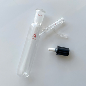 Frasco Schlenk <span class=keywords><strong>de</strong></span> vidrio borosilicato Suministros <span class=keywords><strong>de</strong></span> <span class=keywords><strong>laboratorio</strong></span> Aparato <span class=keywords><strong>de</strong></span> extracción Soxhlet con válvula <span class=keywords><strong>de</strong></span> alto vacío - Product Image 2