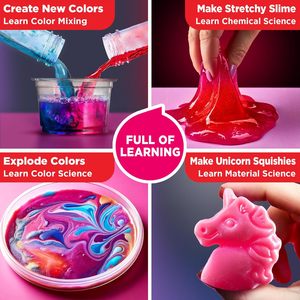 Girls 'First STEM Aprendizagem Brinquedos Educativos Science Kit Presente de Aniversário para 4 + Year Olds Características Piscando Idades Adequado 4-12 - Product Image 5