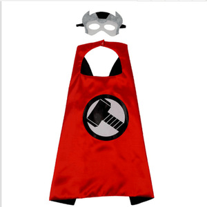 Wholesale 31 Designs Kids Halloween Pretend Party Capes <strong>Costume</strong> Superhero Captain Theme Capes Mask for Kids Cosplay Capes - Product Image 5