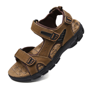 2026 New Products Ideas Sandalias De Hombre Nice Quality Men's Summer Rhinestone <b>Sandals</b> Leather <b>Sandals</b> Outdoor - Product Image 6