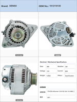 Alternateur de voiture TOY OTA 4 Runner II N130 SUV 3.0 4WD 3VZtoE 143 CV Essence 1989 à 1995 1012110130