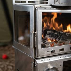 <span class=keywords><strong>Stufa</strong></span> a Legna Portatile in Acciaio Inox con Forno e Termometro, <span class=keywords><strong>Stufa</strong></span> per Riscaldamento da Campeggio - Produttore OEM - Product Image 3