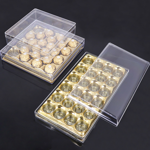 Yuzmei Tùy Chỉnh Nhựa Sô Cô La Trường Hợp Món Tráng Miệng Trường Hợp Kẹo Hộp Truffle Hộp Valentine Của Ngày Hộp Quà Tặng Mẹ Ngày Sô Cô La Quà Tặng Trường Hợp - Product Image 3