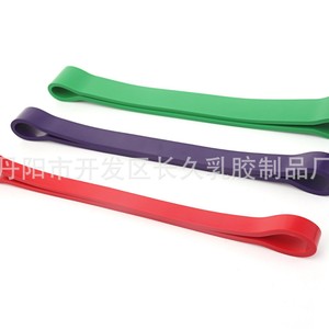 Bandas de resistencia de látex de larga duración, banda elástica gruesa con anillo, tensor para fitness, moldeamiento corporal, correr, danza y rehabilitación - Product Image 1