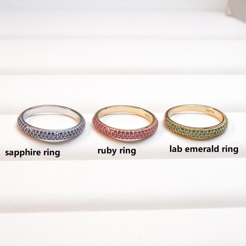 แหวนแซฟไฟร์14K สำหรับแล็บ