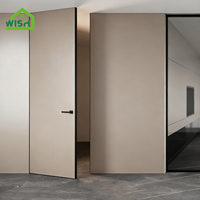 Porte intérieure sans cadre de style américain, couleur personnalisée, porte en bois invisible, porte cachée, construction intérieure
