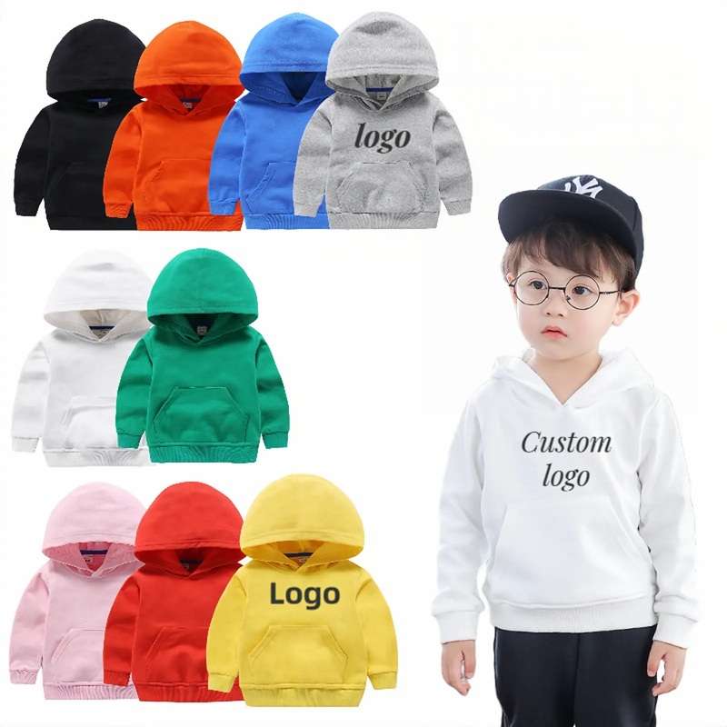 Custom Wholesale Organic Cotton Plain Hoodie