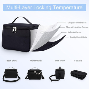 Sac isotherme pour le déjeuner en aluminium avec logo personnalisé, très vendu, pour femmes et enfants - Product Image 4
