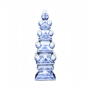 Vase en <span class=keywords><strong>porcelaine</strong></span> bleu et blanc authentique <span class=keywords><strong>de</strong></span> style <span class=keywords><strong>Delft</strong></span>, ornement décoratif en céramique chinoise peint à la main - Product Image 1