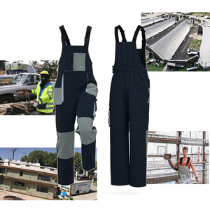 Công nghiệp làm việc Overalls thiết kế gồ ghề đa túi workwewar tùy chỉnh làm việc BIB quần - Product Image 4