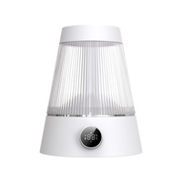 Humidificateur d'air silencieux USB en plastique pour bureau, avec réservoir d'eau inférieur à 0,5 L, faible consommation d'énergie, lumière ambiante pour la maison et le bureau